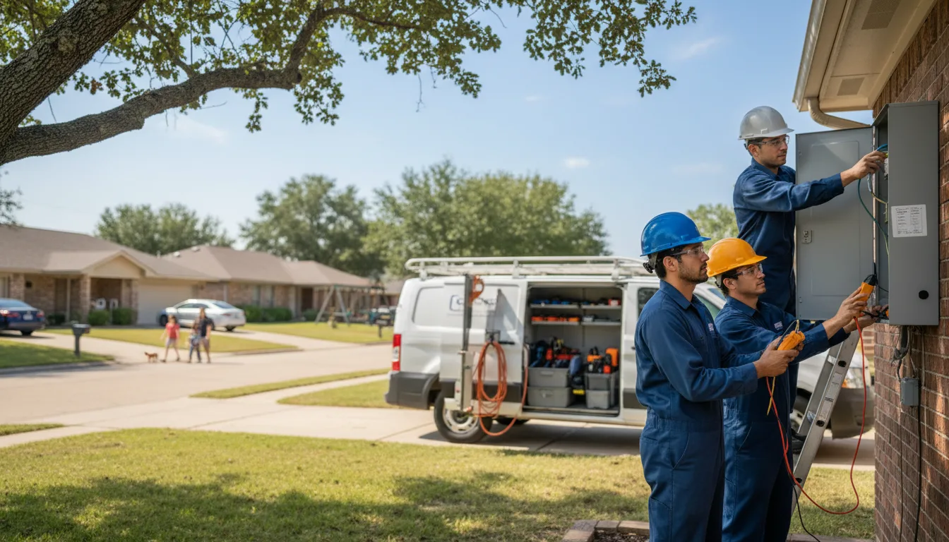 Certified electrician providing emergency electrical services in Bison, KS